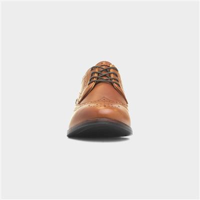 Natalia Womens Tan Leather Brogue