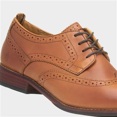 Natalia Womens Tan Leather Brogue