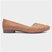 Hush Puppies Marley Womens Tan Leather Ballerina (Click For Details)