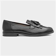 Caprice Nappa Womens Black Leather Tassel Loafer (Click For Details)