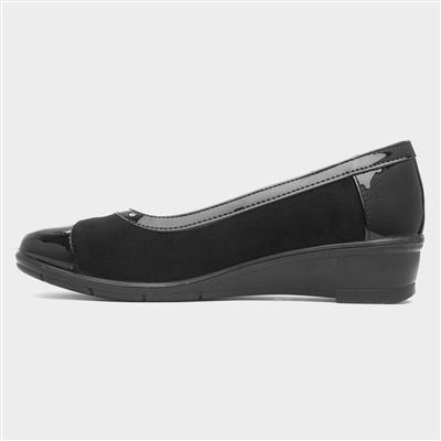 Marian Womens Black Wedge Shoe