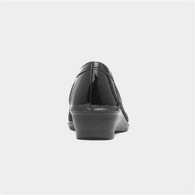 Marian Womens Black Wedge Shoe
