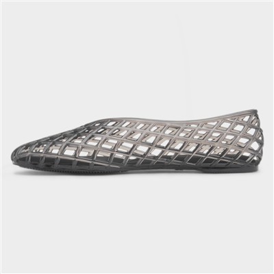 Ashley Womens Grey Jelly Shoe