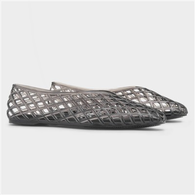Ashley Womens Grey Jelly Shoe