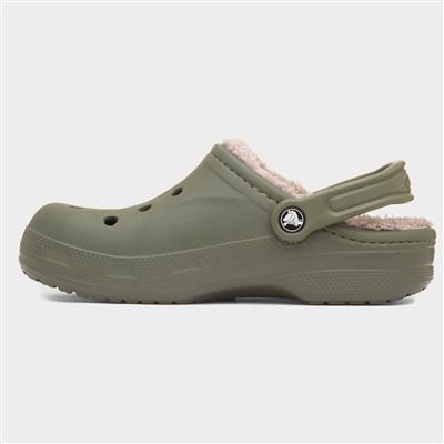 Baya Womens Green Warm Lined EVA Clog