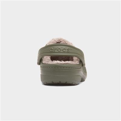 Baya Womens Green Warm Lined EVA Clog