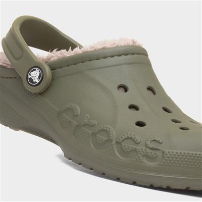Baya Womens Green Warm Lined EVA Clog