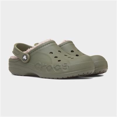 Baya Womens Green Warm Lined EVA Clog