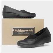Cushion Walk Suzie Womens Black Slip On Shoe (Click For Details)