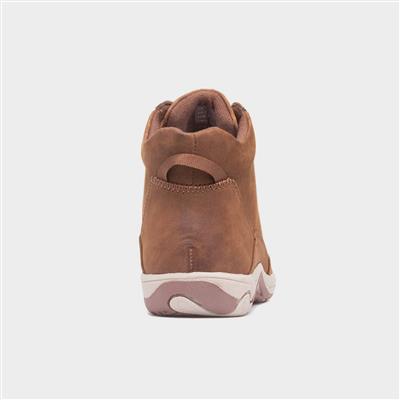 Gem Womens Brown Suede Ankle Boot