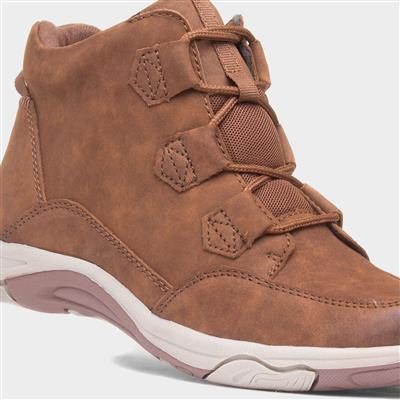 Gem Womens Brown Suede Ankle Boot