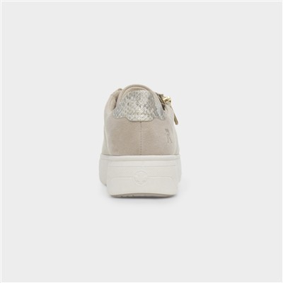 Antistress Womens Iceberg Suede Zip Shoe