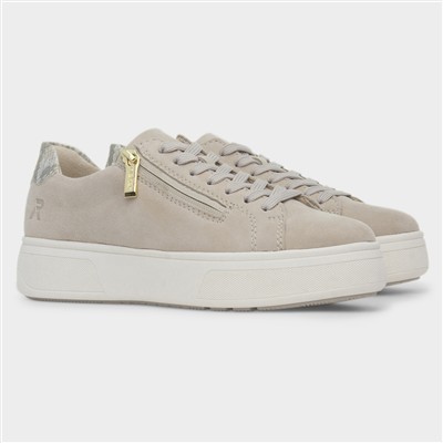 Antistress Womens Iceberg Suede Zip Shoe
