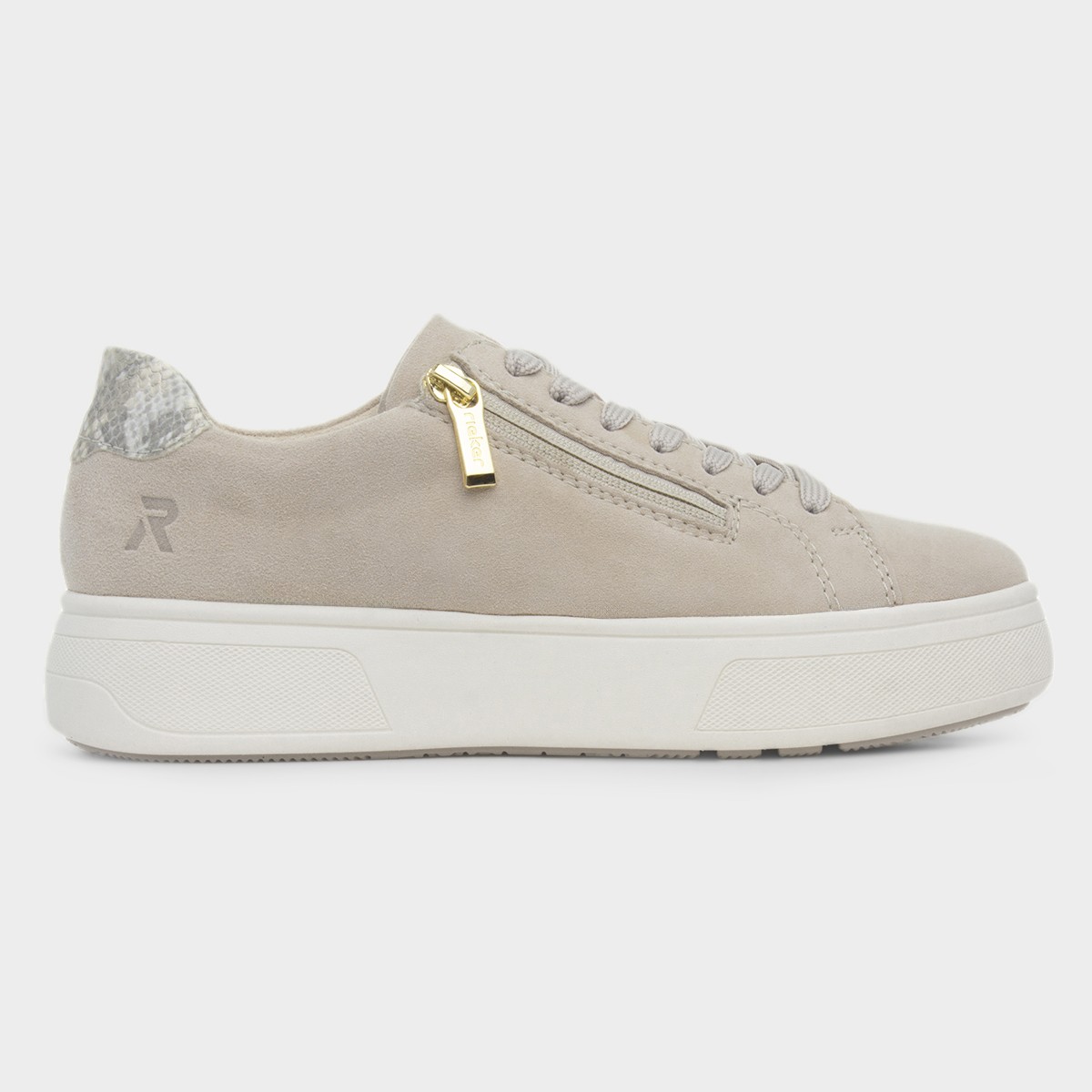 Antistress Womens Iceberg Suede Zip Shoe
