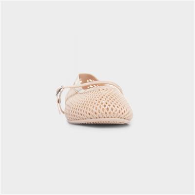 Stevie Womens Nude Jelly Shoe