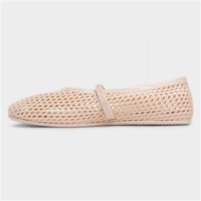 Stevie Womens Nude Jelly Shoe