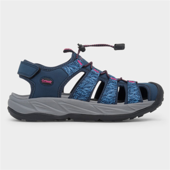 Cotswold Women's Blue Bibury Navy Walking Sandal Size 40