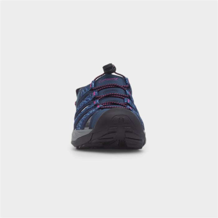 Bibury Womens Navy Walking Sandal