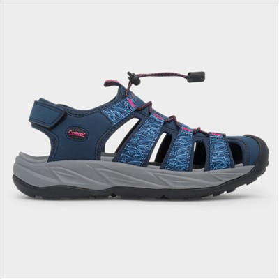 Bibury Womens Navy Walking Sandal