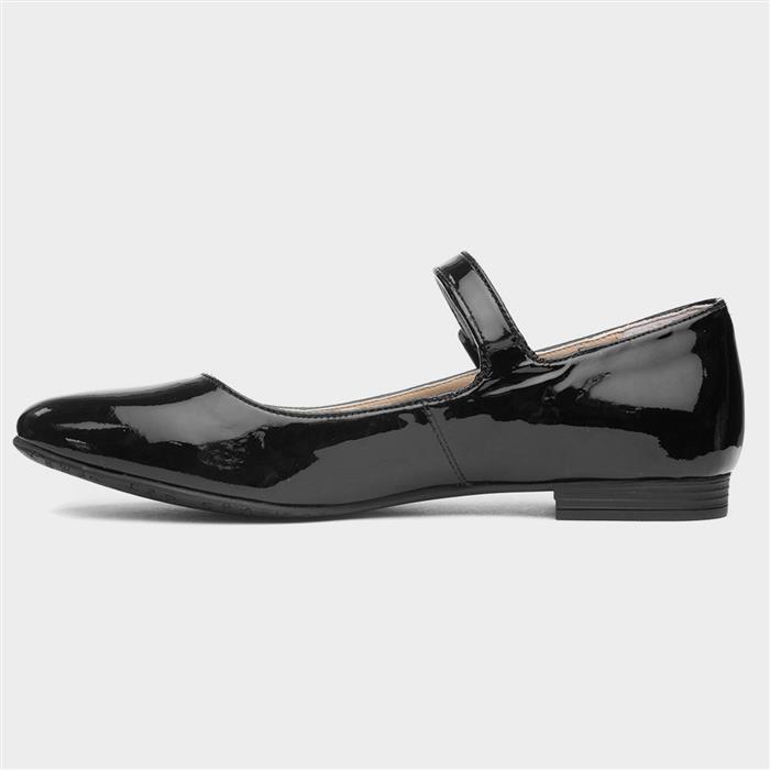 Melissa Womens Black Patent Shoe