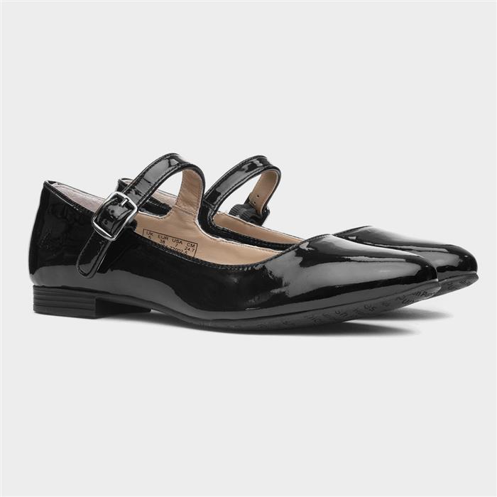 Melissa Womens Black Patent Shoe