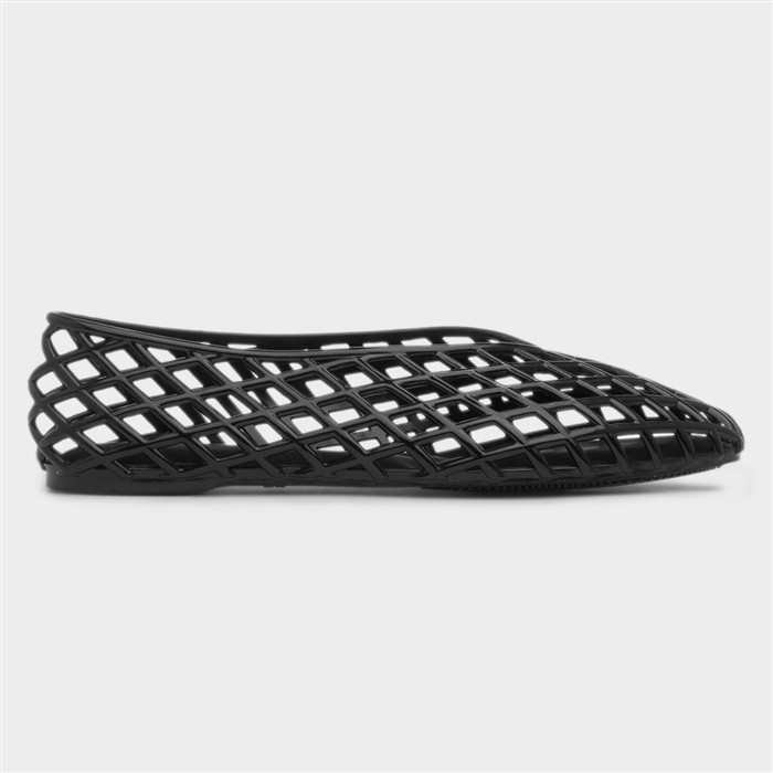 Ashley Womens Black Jelly Shoe