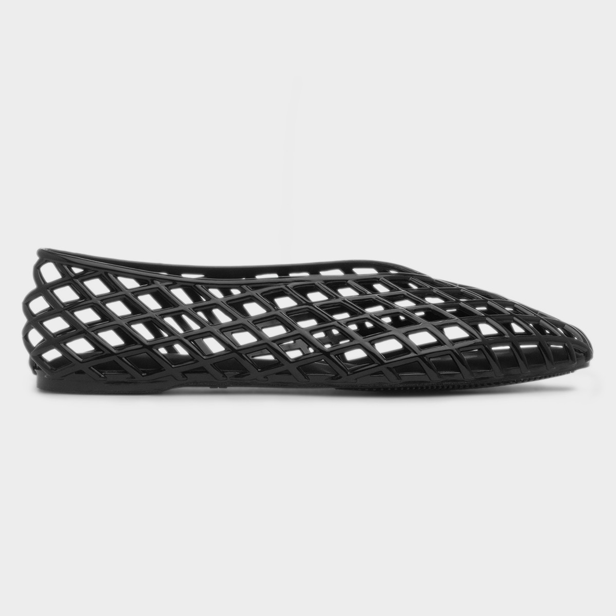 Ashley Womens Black Jelly Shoe