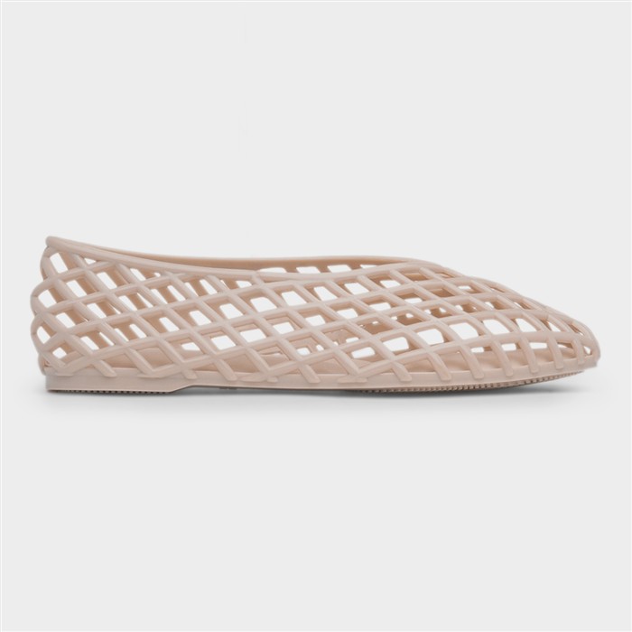 Ashley Womens Nude Jelly Shoe
