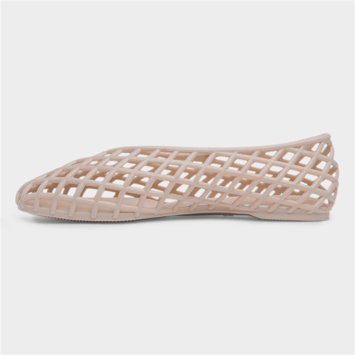 Ashley Womens Nude Jelly Shoe