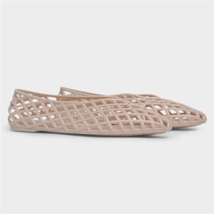 Ashley Womens Nude Jelly Shoe