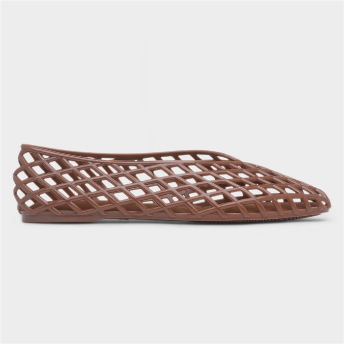 Ashley Womens Brown Jelly Shoe