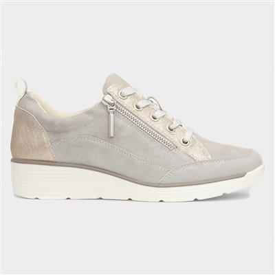 Kiley Womens Silver Casual Shoe