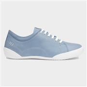 Lunar Carrick Womens Blue Leather Shoe (Click For Details)