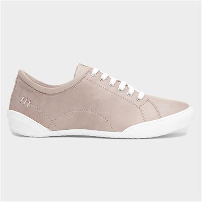 Carrick Womens Dark Stone Leather Shoe