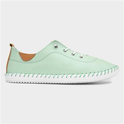 St Ives Womens Mint Leather Shoe