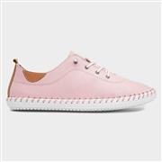 Lunar St Ives Womens Baby Pink Leather Shoe (Click For Details)