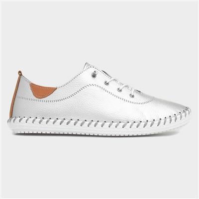 St Ives Womens Metallic Leather Shoe