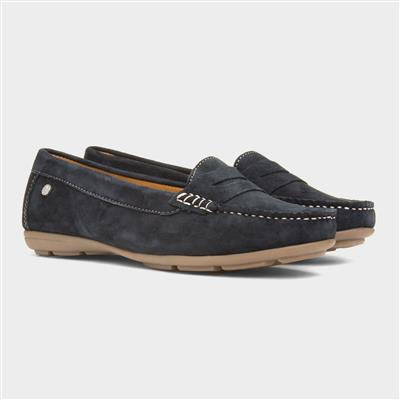 Margot Womens Navy Leather Loafer