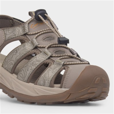 Bibury Womens Taupe Walking Sandal