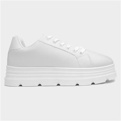 Candiace Womens White Casual Shoe