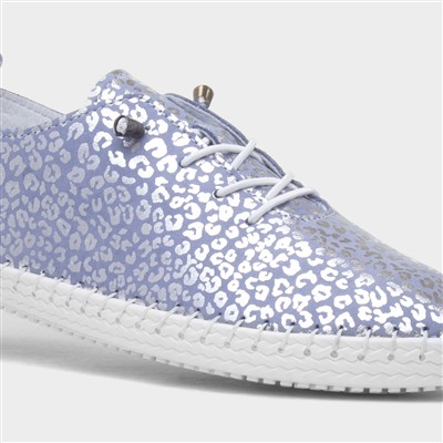 Blade Womens Pale Blue Leather Shoe