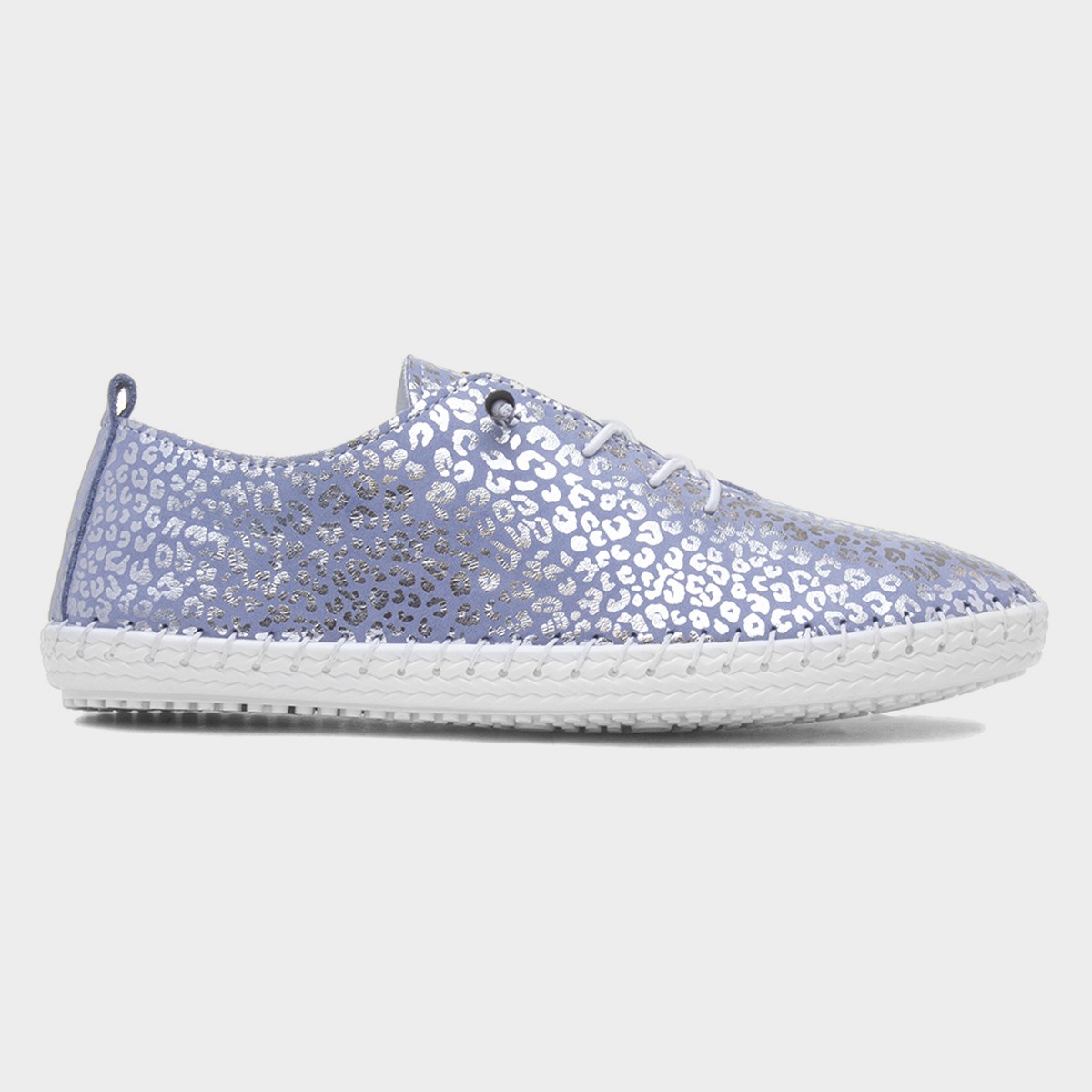 Blade Womens Pale Blue Leather Shoe