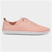 Lunar St Ives Womens Salmon Leather Casual Shoe (Click For Details)