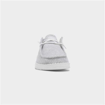 Wendy Stretch Womens Light Grey Shoe