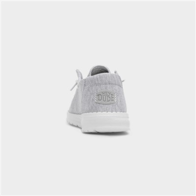 Wendy Stretch Womens Light Grey Shoe