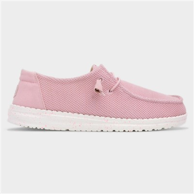 Wendy Stretch Sox Womens Rosette Shoe