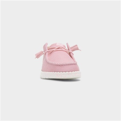 Wendy Stretch Sox Womens Rosette Shoe