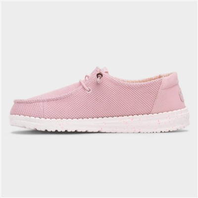 Wendy Stretch Sox Womens Rosette Shoe