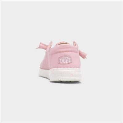 Wendy Stretch Sox Womens Rosette Shoe