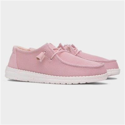 Wendy Stretch Sox Womens Rosette Shoe